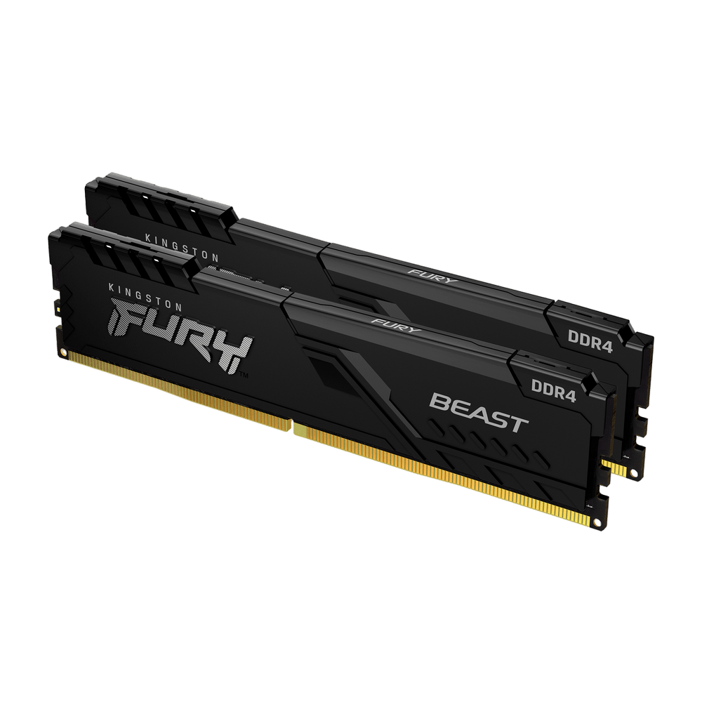 Kingston Fury Beast 16GB (8GBx2) DDR4 3200MHz Desktop Memory - Vektra Computers LLC Kingston Fury Beast 16GB (8GBx2) DDR4 3200MHz Desktop Memory - Vektra Computers LLC